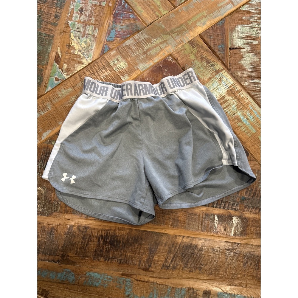 Women's Under Armour Grey Running Gym Shorts Size XS